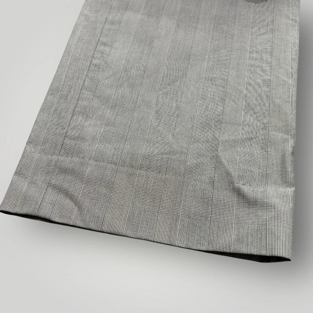 Banana‎ Republic Pants Mens 34x34 Gray Plaid Non-Iron Slim Fit Chino Straight